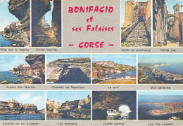 FRANCE - Bonifacio - Grotte Marine - Vieille Rue - Port - Les îles Lavezzi - Remparts - Carte Postale - Other & Unclassified