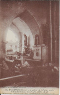 (2) JONCHERY-SUR-VESLE - Grande Guerre - Intérieur De L'Eglise Après Le Bombardement - Jonchery-sur-Vesle