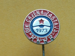 Badge Z-22-15 - SOCCER, FOOTBALL CLUB CRVENA ZASTAVA KRAGUJEVAC, SERBIA - Football