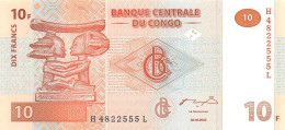 Congo 10 Francs 2003 Unc Pn 93a.1 - Other - Africa