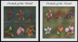 Ghana 1998 - Mi-Nr. 2777-2788 ** - MNH - Orchideen / Orchids - Ghana (1957-...)