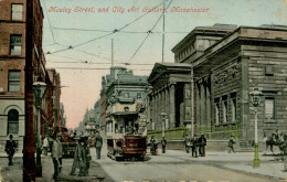 MANCHESTER - MOSLEY STREET AND CITY ART GALLERY (Tram) 1905  Ma766 - Manchester