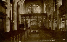 MANCHESTER - PRESTWICH INTERIOR PARISH CHURCH  RP  Ma786 - Manchester