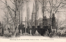 FRANCE - Pèlerinage De ND Du Chêne (Diocèse Du Mans) - La Basilique Et Le Calvaire - Carte Postale - Le Mans