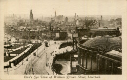 MERSEYSIDE - LIVERPOOL - BIRD'S EYE VIEW OF WILLIAM BROWN STREET Me994 - Liverpool