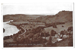 Perthshire. Perth, Kinfauns Castle And River Tay. - Perthshire