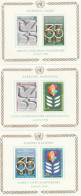 United Nations - UN / UNO NEW YORK - WIEN - GENF 1980 ,3 Blocks ** MNH - 1980 The 35th Anniversary Of United Nations - Colecciones & Series