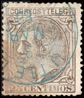 Valencia - Edi O 204 - Mat Trébol Azul "Utiel" - Used Stamps