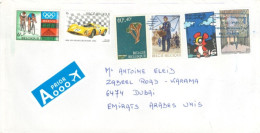 BELGIUM : 2016, STAMPS COVER TO DUBAI. - Lettres & Documents