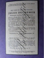 Jules DECREMER Echt I.MOMMAERS Herent 1903- Wijgmaal 1938 - Décès