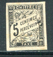 COLONIES GENERALES- Taxe Y&T N°5- Neuf Avec Charnière * - Taxe