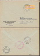 Schwarzenberg (Erzgeb) ZKD-Brief 17H Vom Rat Des Kreises 10.2.58 An Deutsche Reichsbahn In Dresden - Covers & Documents