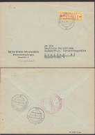 Schwarzenberg (Erzgeb) ZKD-Brief 17H Vom Rat Des Kreises 30.1.58 An Deutsche Reichsbahn In Dresden - Covers & Documents