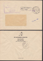 Anthonsthal Schwarzenberg (Erzgeb) Brief  19.1.66 PSSt. R4  ZKD-St. VEB Papierfabrik - Briefe U. Dokumente