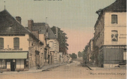 LONGNY  Rue De Paris   ( Carte Toilée ) - Longny Au Perche