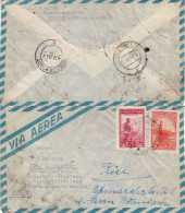 ARGENTINA 1948  AIRMAIL  LETTER SENT FROM MENDOZA TO KIEL - Briefe U. Dokumente