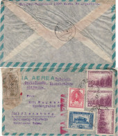 ARGENTINA 1948  AIRMAIL R -  LETTER SENT FROM SANTA FE TO FLENSBURG - Briefe U. Dokumente