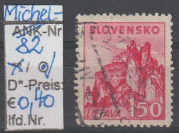 1941 - SLOWAKEI - FM/DM "Landschaften" 1,50 Ks Karmin - O Gestempelt - S.Scan (82o Slowakei) - Used Stamps