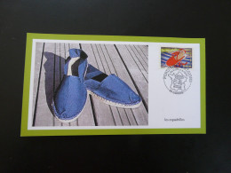 Carte FDC Card Portraits De Régions Espadrille Chaussures Shoes Pays Basque 64 Laruns France 2008 - Costumes