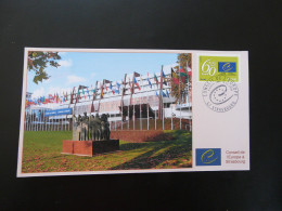 Carte FDC Card Timbre De Service Conseil De L'Europe Strasbourg France 2009 - Cartas & Documentos