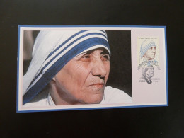 Carte FDC Card Mère Mother Teresa Charity In India Peace Nobel Prize France 2010 - Madre Teresa