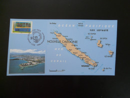 Carte FDC Card Année Des Outre Mer Nouvelle Calédonie France 2011 - 2010-2019