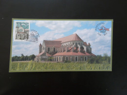 Carte FDC Card Abbaye De Pontigny 89 Yonne France 2014 - Abbeys & Monasteries