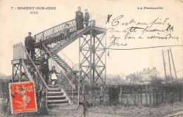 CPA 60 NOGENT SUR OISE LA PASSERELLE (VUE DIFFÉRENTE) - Nogent Sur Oise