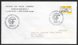 Portugal Cachet Commémoratif Radio F Guarda 1990 Radio Station Event Postmark - Sellados Mecánicos ( Publicitario)