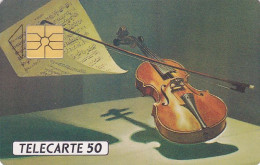 Telecarte Privée D182 LUXE - Violon Tableau Alerini  - 1000 Ex - Gem - 50 Un - 1989 Reste 25 Unités - Ad Uso Privato