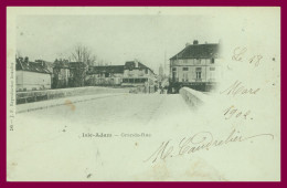 * ISLE ADAM - Grande Rue - Commerce JOLLIVET - Animée - Edit. J.F. - 1902 - L'Isle Adam