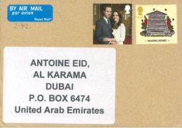 GREAT BRITIAN : 2020, STAMPS COVER TO DUBIA - Covers & Documents