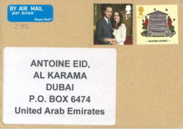 GREAT BRITIAN : 2020, STAMPS COVER TO DUBIA - Storia Postale