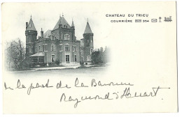 Belgique -  Courriere - Chateau  Du  Trieu   - Carte Ecrite Par  La Baronne - Assesse