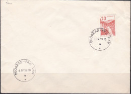 Yugoslavia 1959 Stamp For Vending Machines FDC - FDC