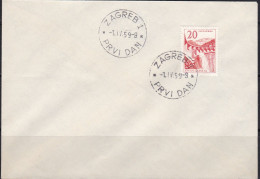 Yugoslavia 1959 Definitive Stamp FDC - FDC