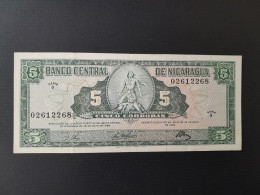 5 CORDOBAS 1968.P-116.rare.NICARAGUA - Nicaragua