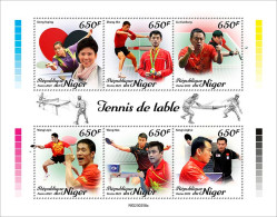 NIGER 2023 MNH Table Tennis Tischtennis M/S – OFFICIAL ISSUE – DHQ2347 - Tennis De Table