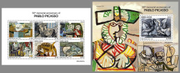 SIERRA LEONE 2023 MNH Pablo Picasso Paintings Gemälde M/S+S/S – OFFICIAL ISSUE – DHQ2347 - Picasso