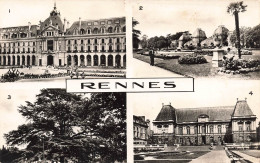 FRANCE - Rennes - Le Palais Du Commerce - Jardin Anglais Du Thabor - Jardin Du Thabor - Carte Postale - Rennes