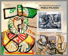 SIERRA LEONE 2023 MNH Pablo Picasso Paintings Gemälde S/S – IMPERFORATED – DHQ2347 - Picasso