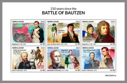 SIERRA LEONE 2023 MNH Battle Of Bautzen Schlacht Bei Bautzen Napoleon M/S – IMPERFORATED – DHQ2347 - French Revolution