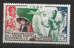 TOGO 1949 75e Anniversaire De L'UPU MNH - 1949 75e Anniversaire De L'UPU