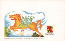 BELGIQUE - Les Légendes Belges - La Légende Du Cheval Bayard - Colorisé - Carte Postale Ancienne - Andere & Zonder Classificatie