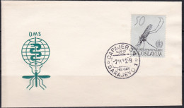 Yugoslavia 1962 Fight Against Malaria FDC - FDC