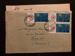 LETTRE Pour La FRANCE TP PAIX CT6 X3 OBL.1 10 HN 1972 PLOVDIV - Storia Postale