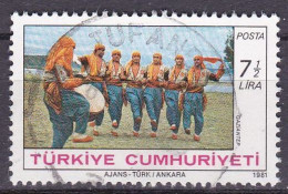 Türkei Marke Von 1981 O/used (A3-49) - Gebraucht