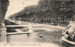 FRANCE - Paris - Le Jardin De L'Observatoire - LL - Jardins - Carte Postale Ancienne - Musea