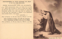 RELIGIONS - CROYANCES - Archiconfrérie Du Cœur Agonisant De Jésus Et De Notre-Dame Des Douleurs - Carte Postale Ancienne - Gesù