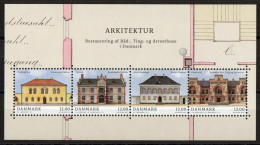 Bertil Skov Jørgensen. Denmark 2023.  Architecture. Souvenir Sheet MNH. - Blocks & Sheetlets